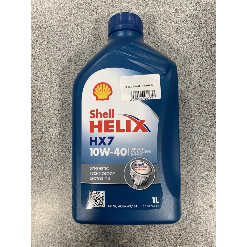 Масло моторне SHELL 10w40 Helix HX7 1л.